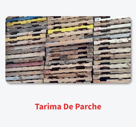 Tarima de Parche con 4 entradas para montacargas